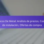 Bancos De Metal: Análisis de precios, Costos de instalación, Ofertas de compra