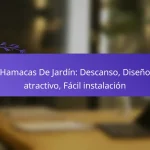 Hamacas De Jardín: Descanso, Diseño atractivo, Fácil instalación