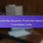 Sombrillas De Jardín: Protección efectiva, Comodidad, Estilo